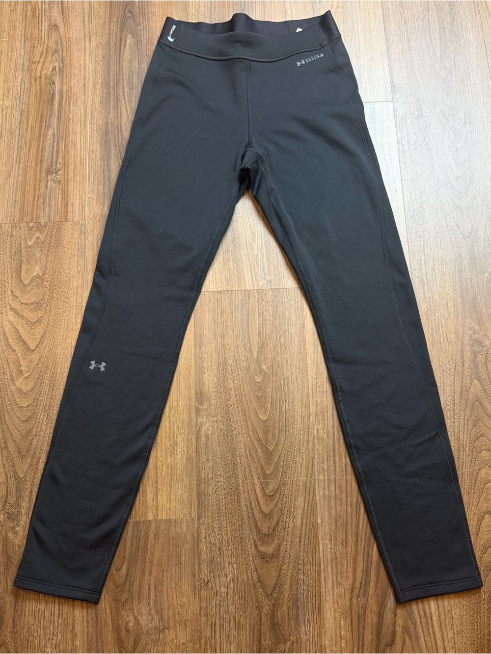 Under Armour Base 4.0 Black ColdGear Fitted Leggings Sz S